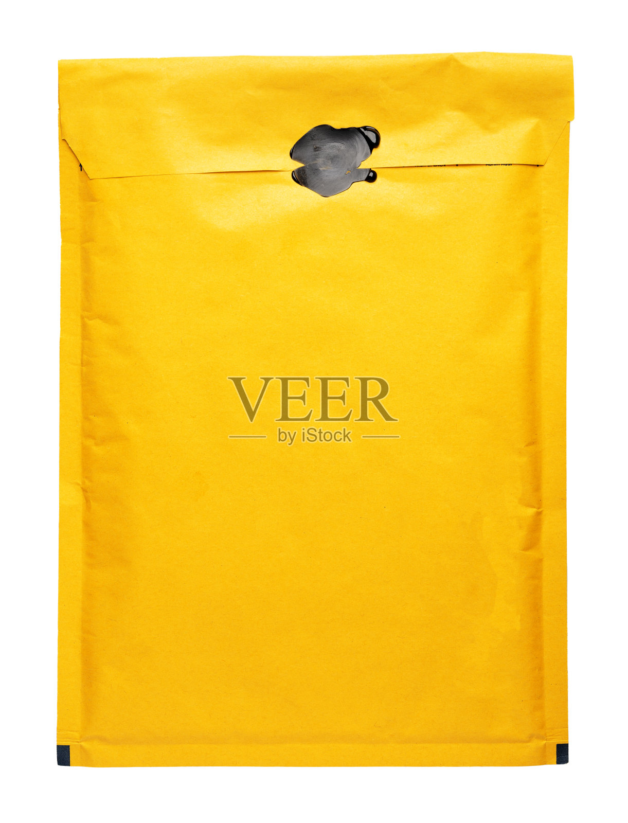 白色背景的厚信封照片摄影图片