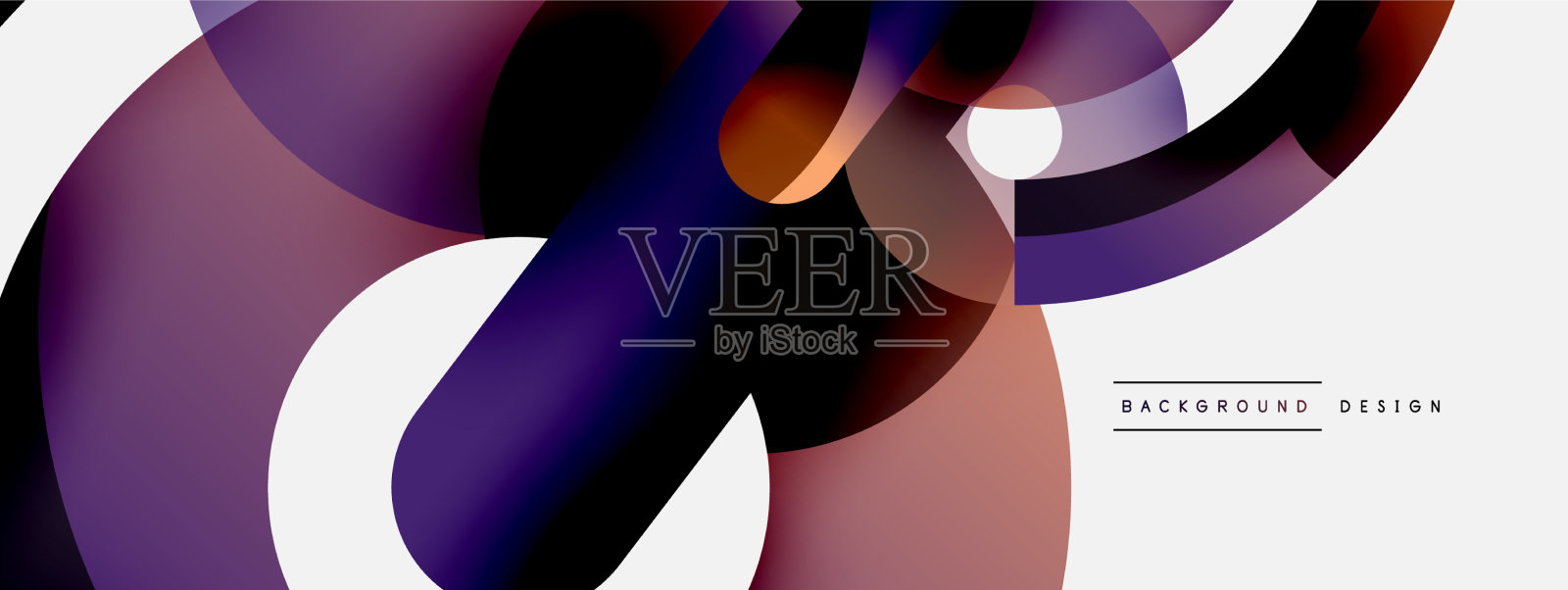 圆抽象背景插画图片素材