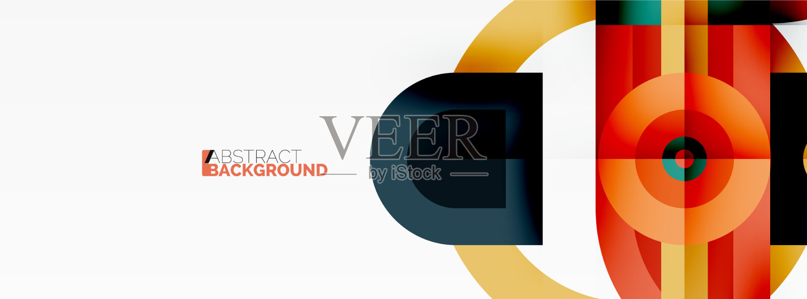 创意几何壁纸最小几何插画图片素材