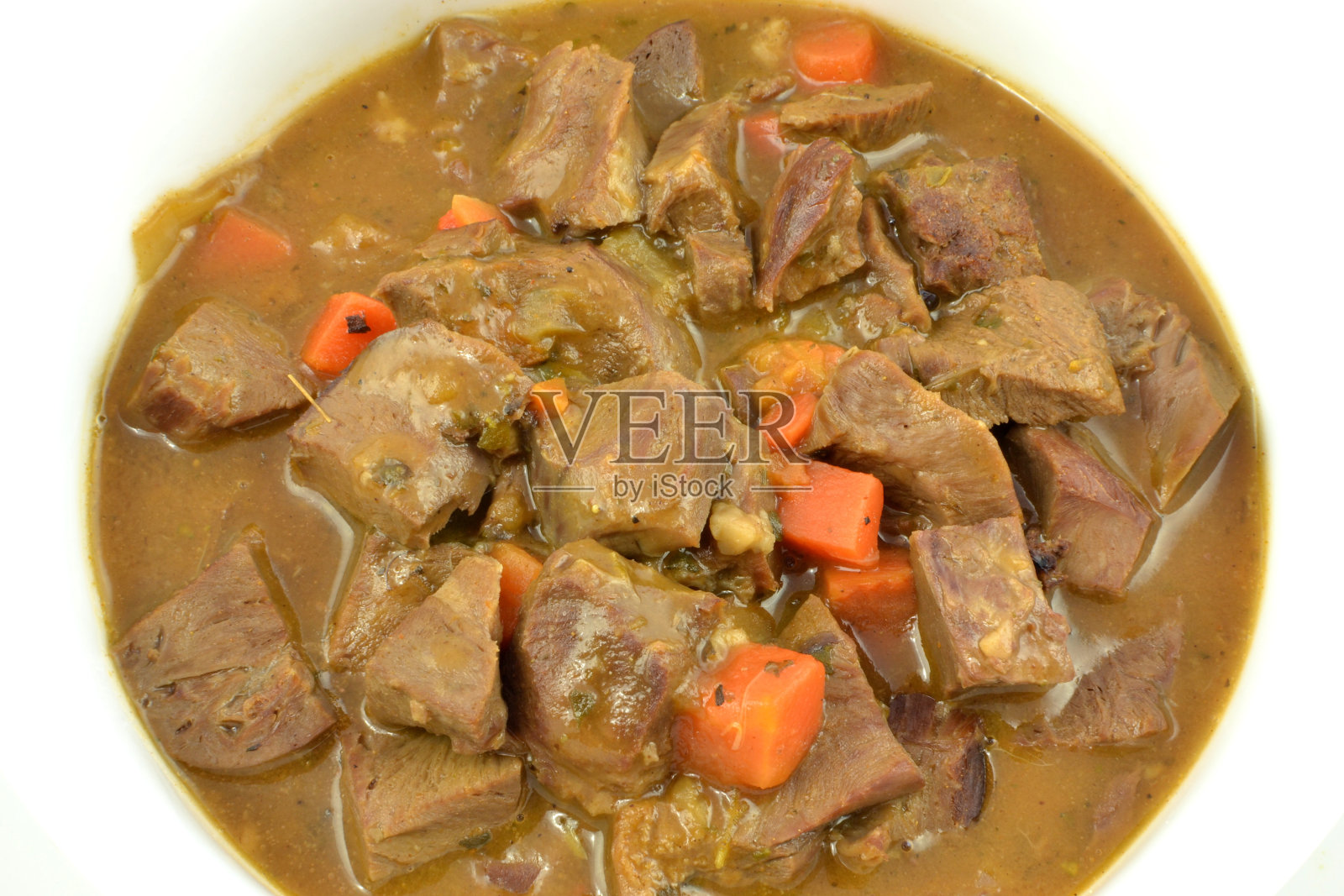 炖猪肉的心照片摄影图片