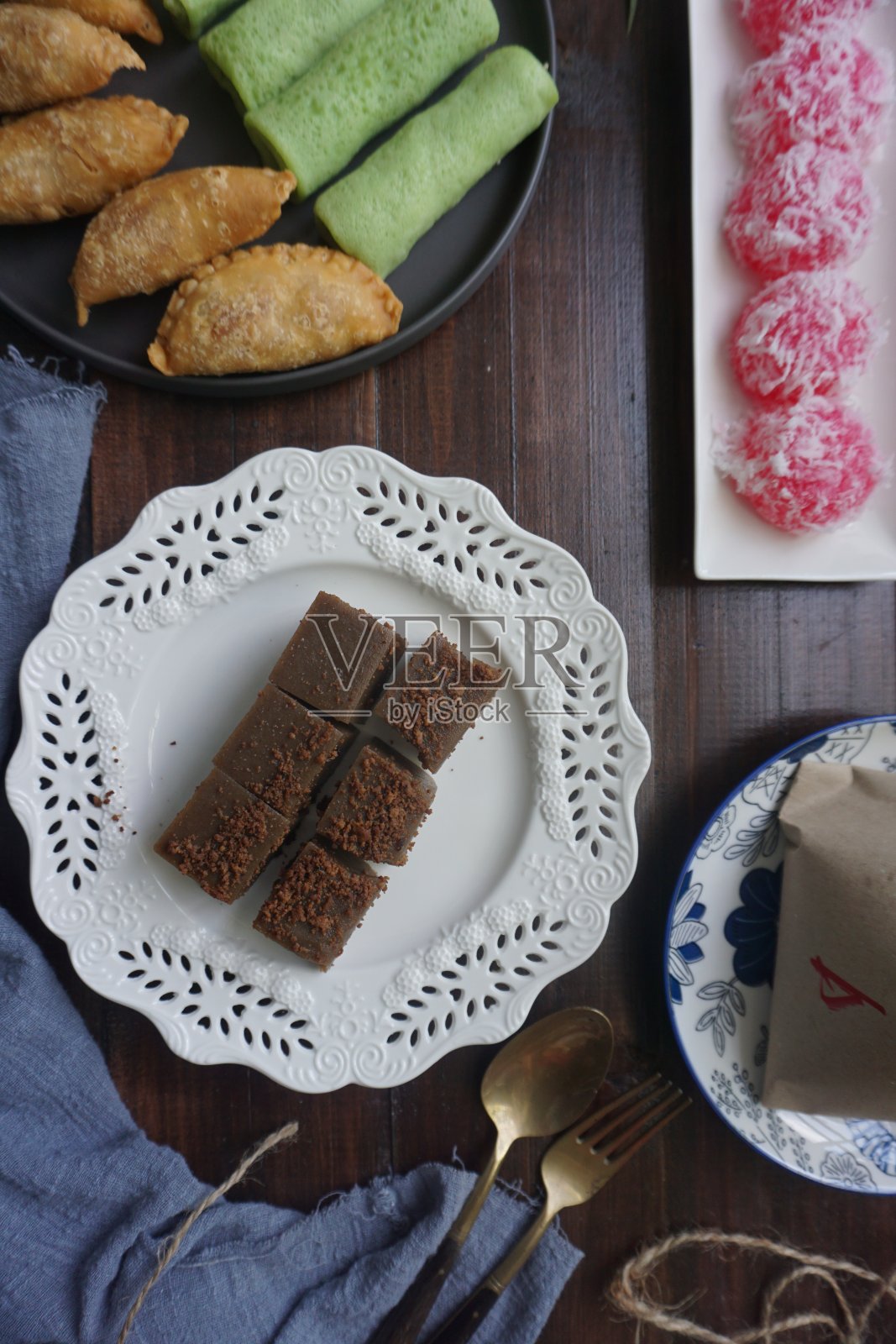 马来西亚传统糕点照片摄影图片