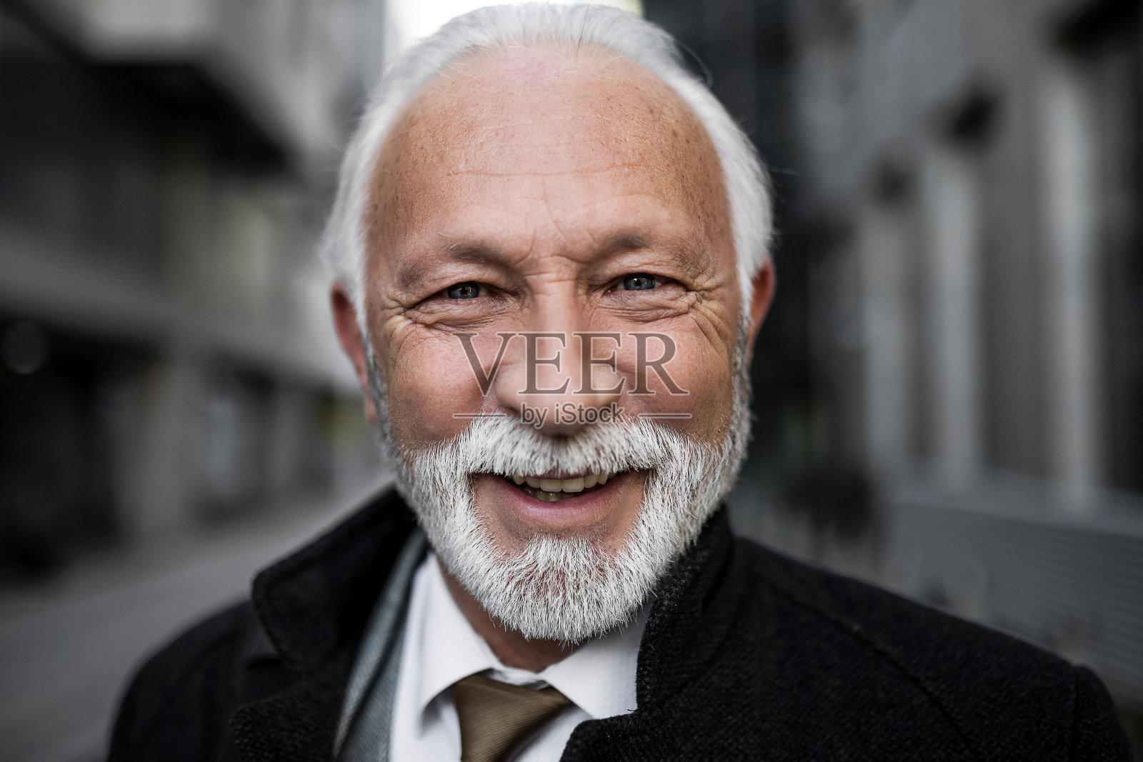 一个自信成熟的商人的肖像照片摄影图片