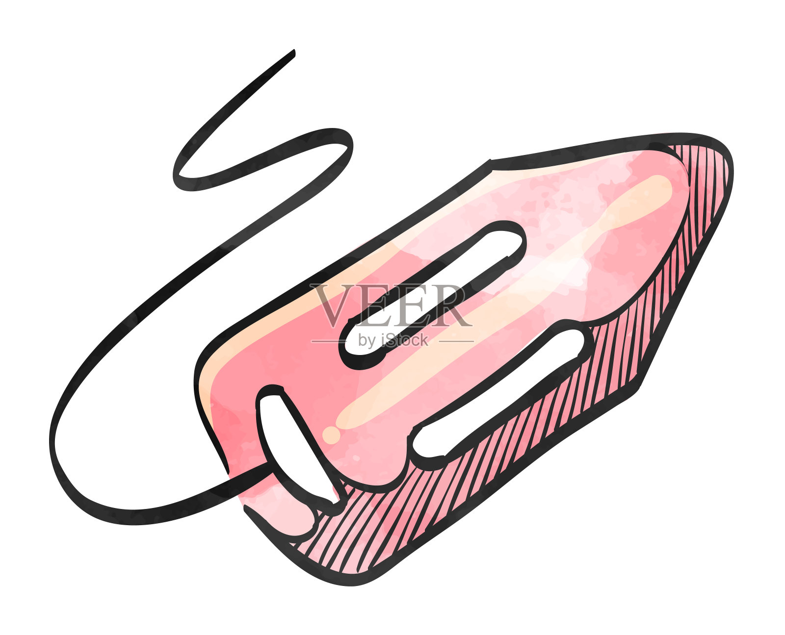 水彩风格图标救援管设计元素图片