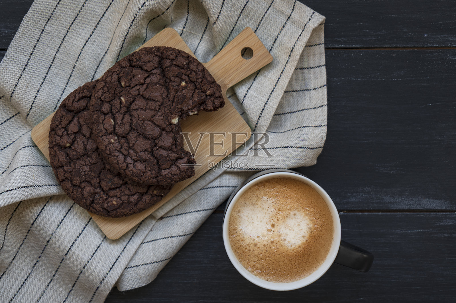 巧克力饼干照片摄影图片