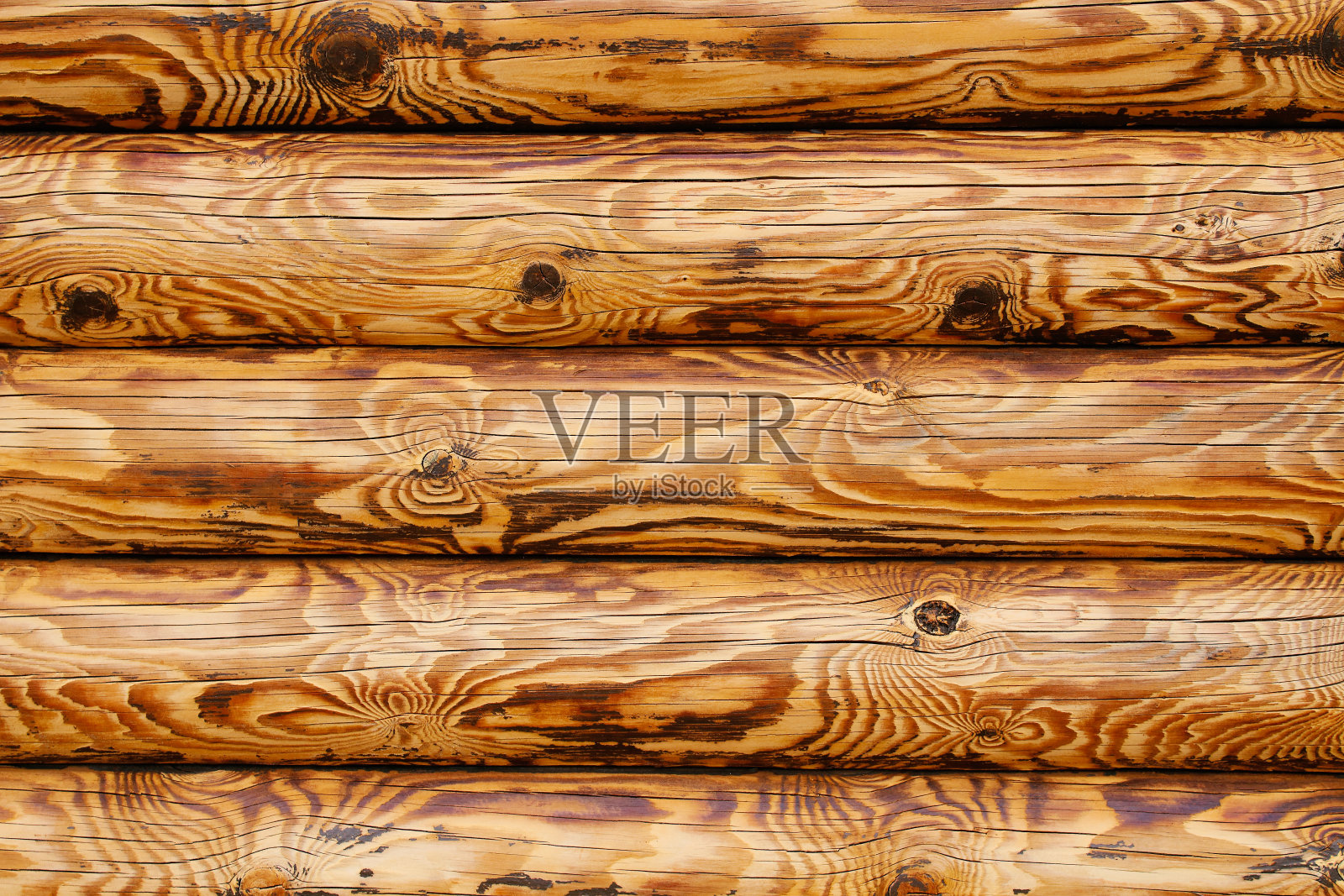 新的原木。小木屋。特写镜头。水平的观点。背景。纹理。照片摄影图片