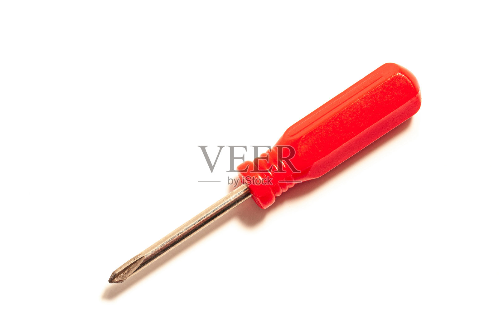 十字螺丝刀隔离白色背景照片摄影图片