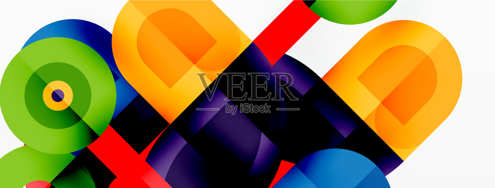 创意几何壁纸最小抽象插画图片素材