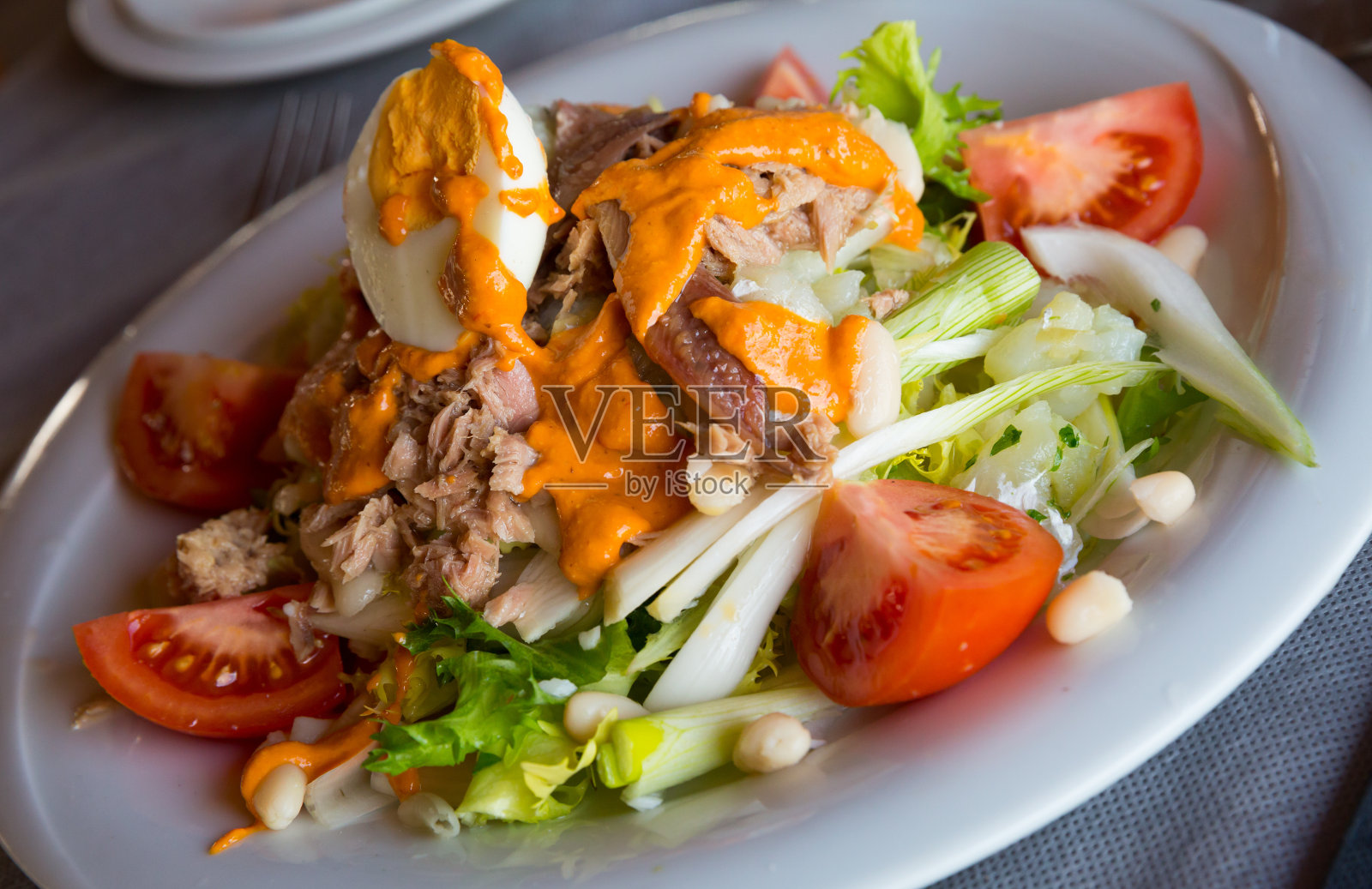 Xatonada沙拉-加泰罗尼亚美食照片摄影图片