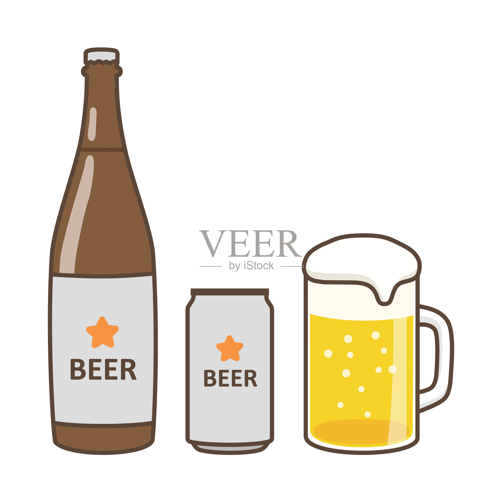 啤酒,罐装啤酒,啤酒杯设计元素图片