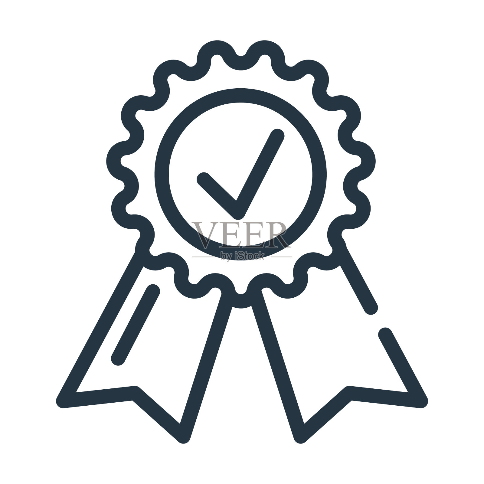 奖励细线图标。奖项、奖牌的线性图标来自体育概念孤立的轮廓标志。矢量插图符号元素的网页设计和应用程序。插画图片素材