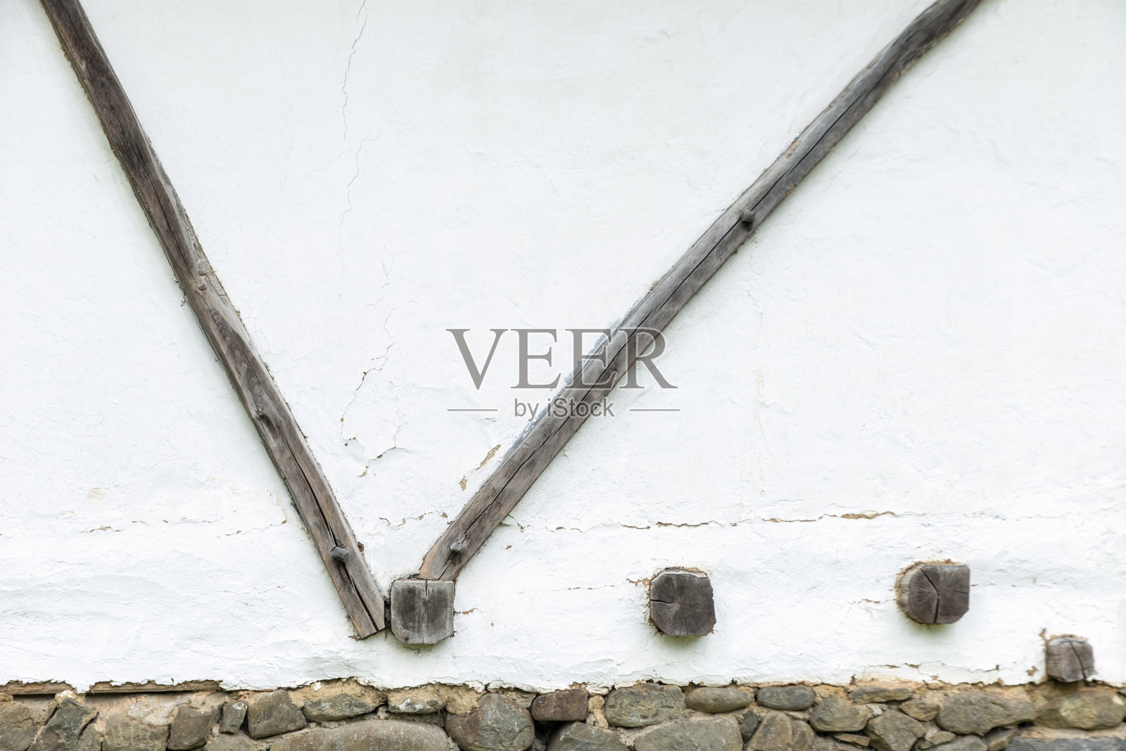 框架房屋的旧墙的建筑细节照片摄影图片