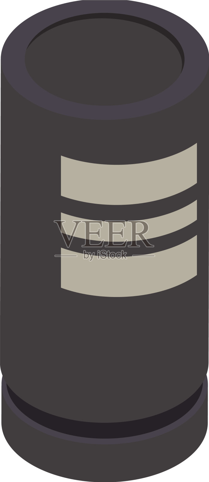 等距电路元件图标素材