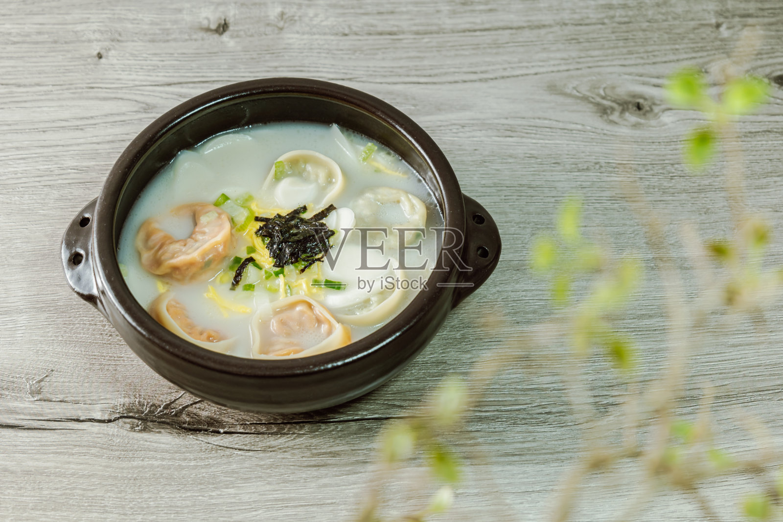 韩式年糕汤照片摄影图片