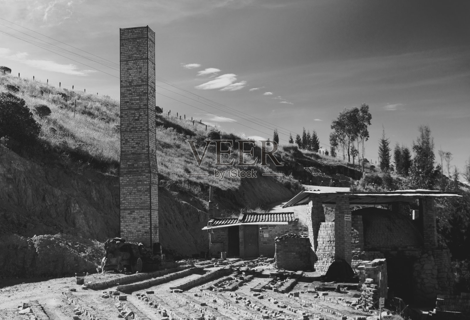 泥浆着火了照片摄影图片