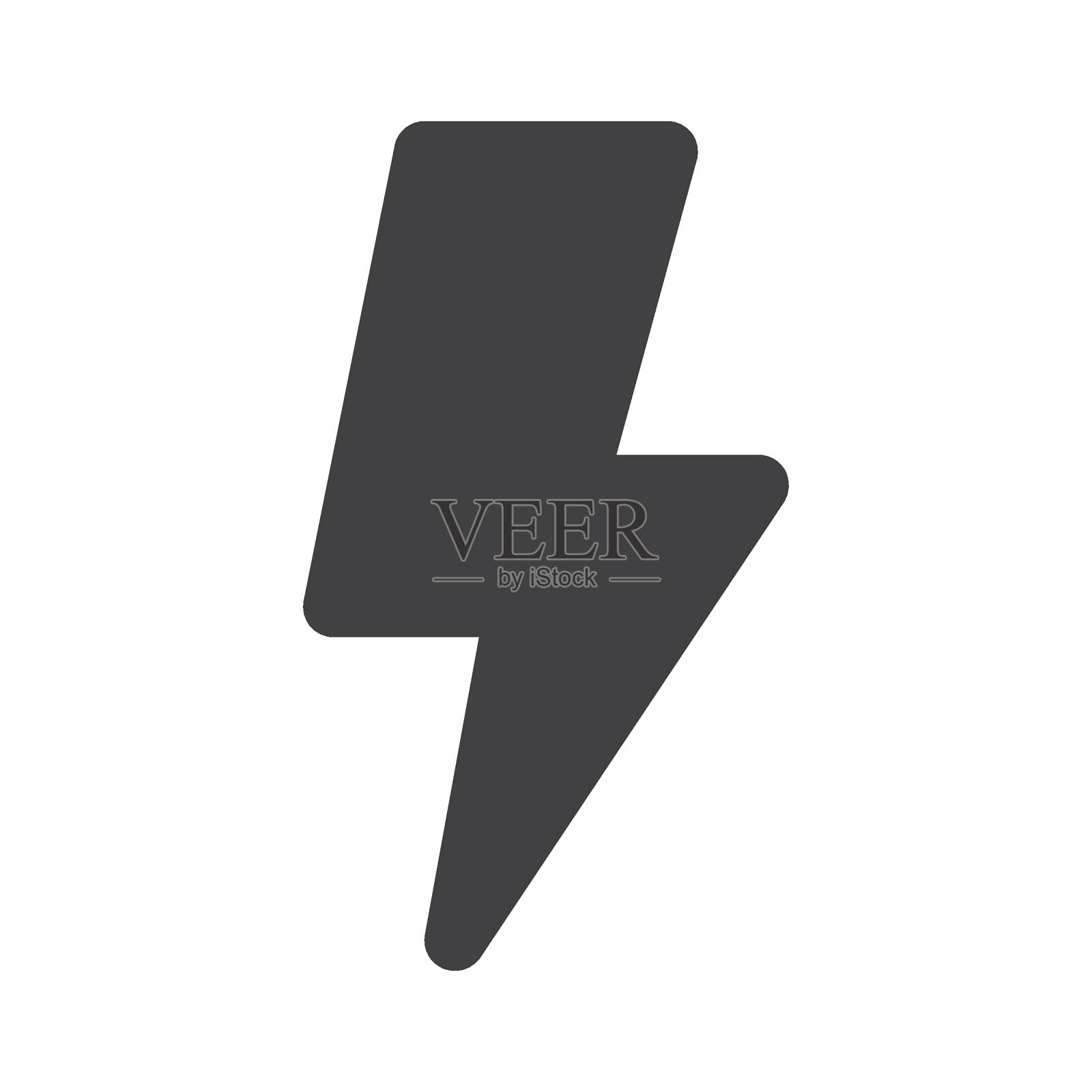 闪电闪光矢量图标插画图片素材