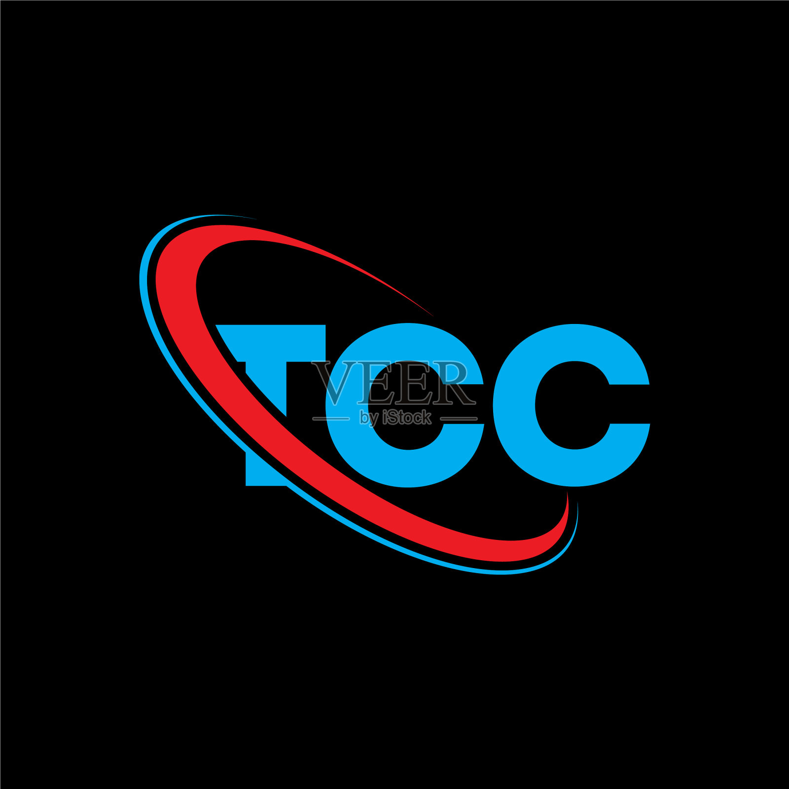 TCC logo TCC字母logo设计插画图片素材