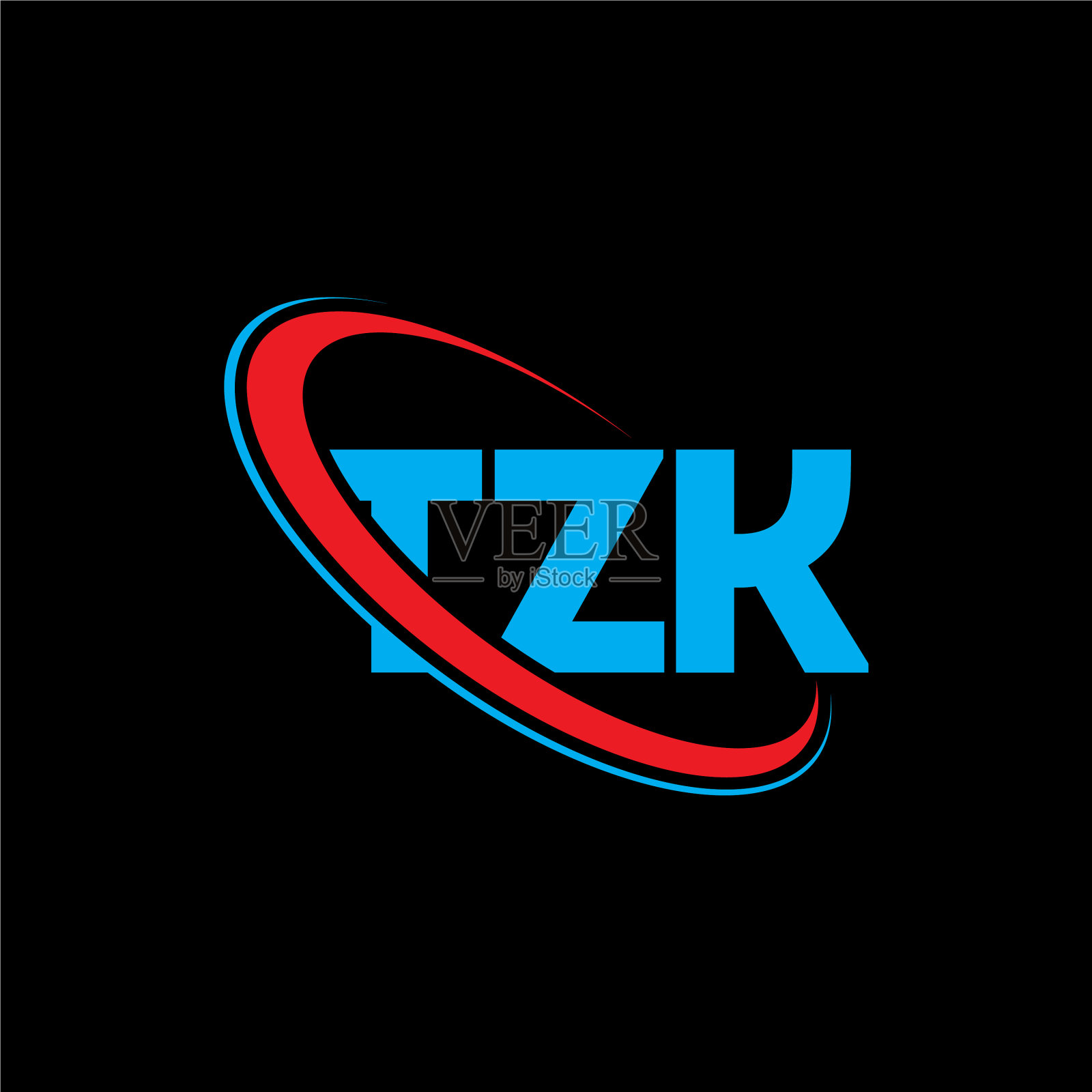 TZK logo TZK字母TZK字母logo设计插画图片素材