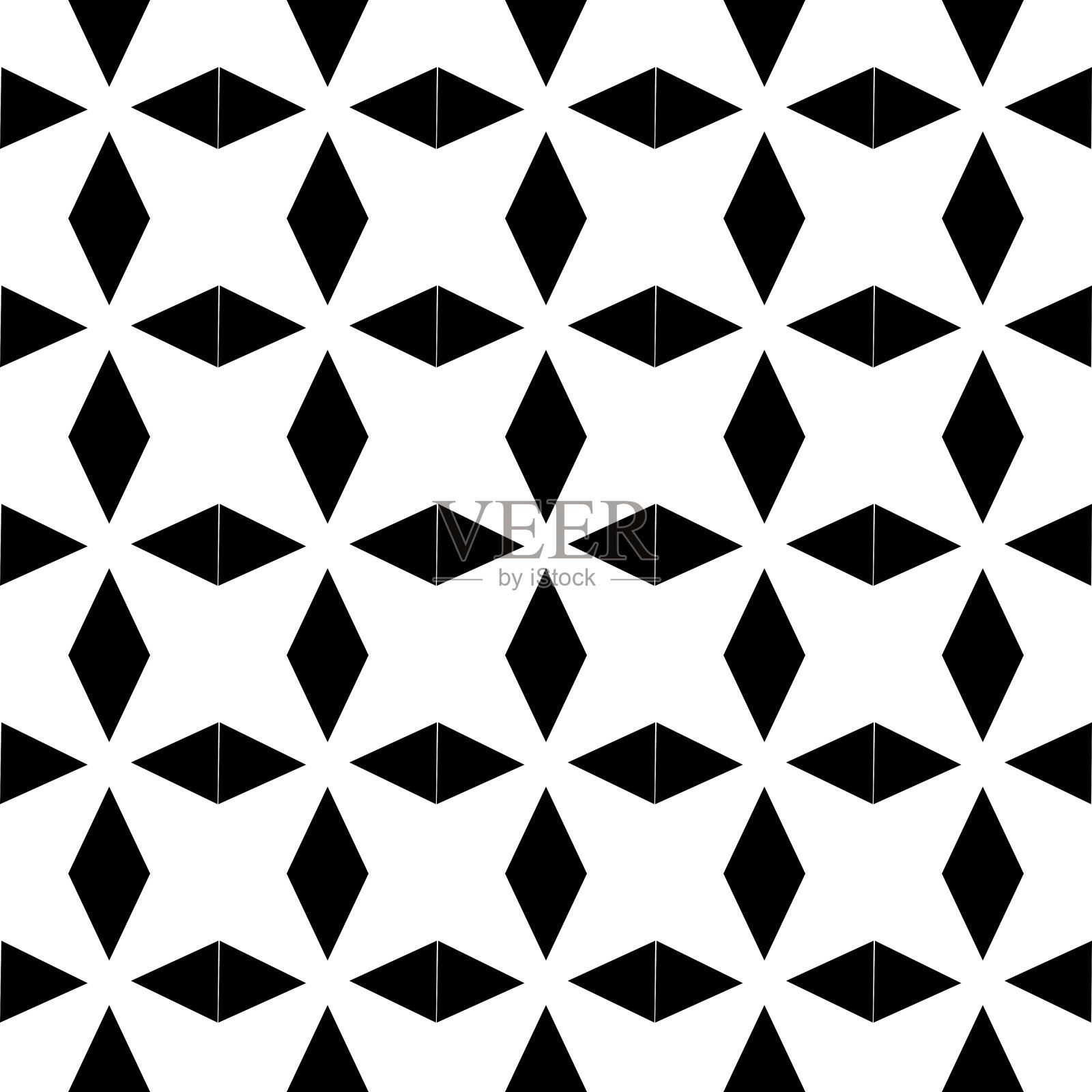 黑三角无缝花布插画图片素材