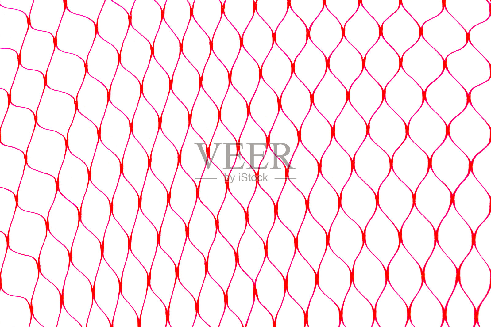 红色六边形网在白色背景表面照片摄影图片