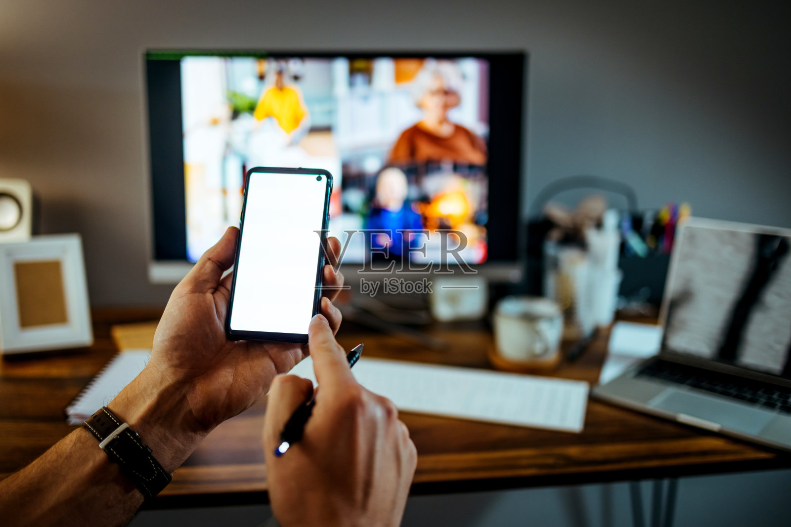 使用黑屏智能手机照片摄影图片