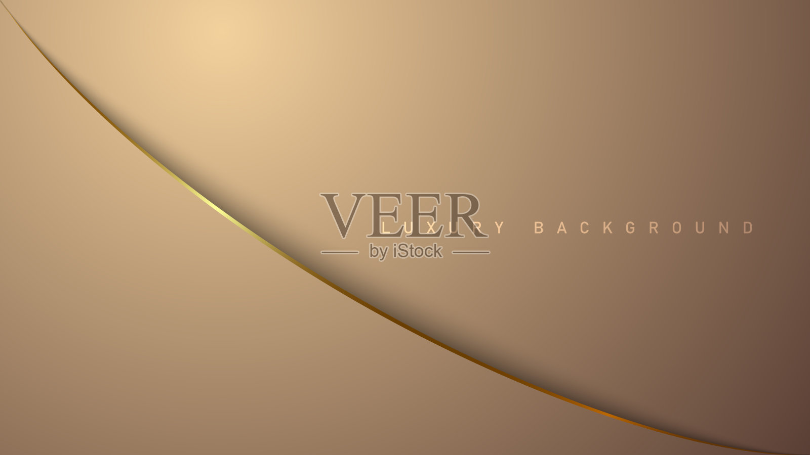 玫瑰奢华背景配以金元素,纸概念插画图片素材