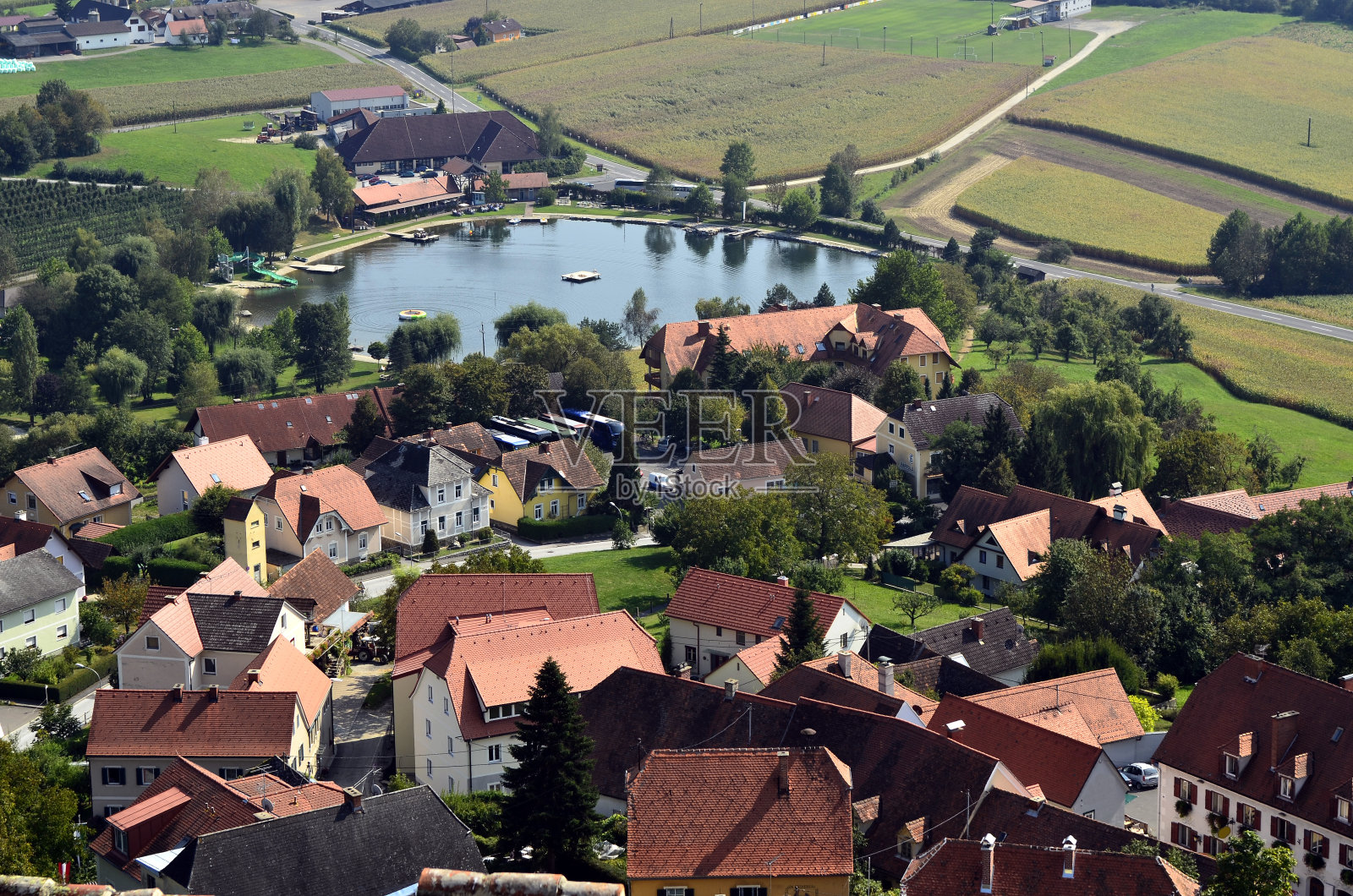 奥地利,斯蒂里亚,里格斯堡村照片摄影图片