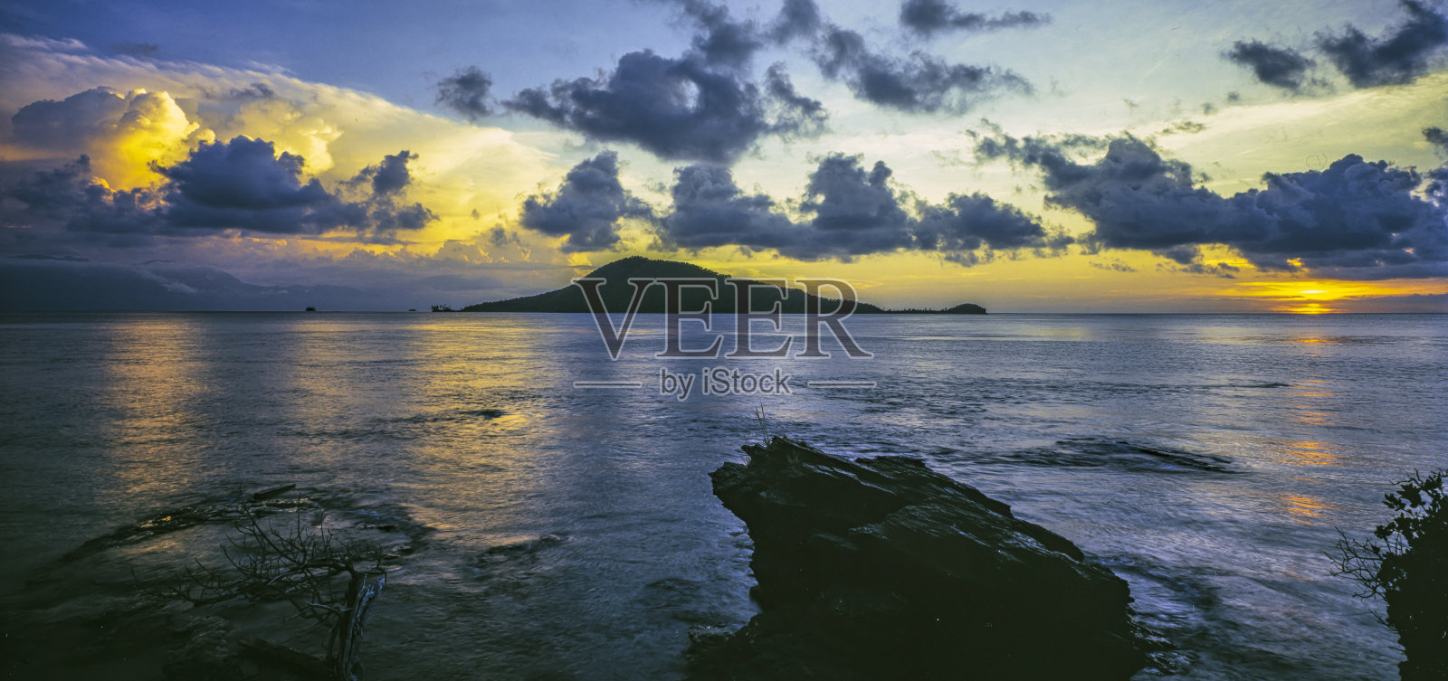 卡约斯科基诺斯或科奇诺斯礁, 洪都拉斯照片摄影图片