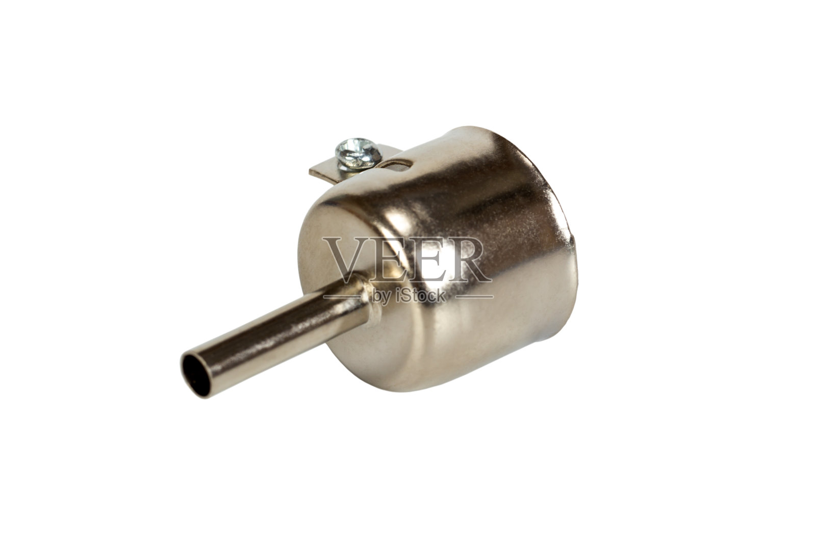 热风枪返工工位用焊锡嘴。照片摄影图片