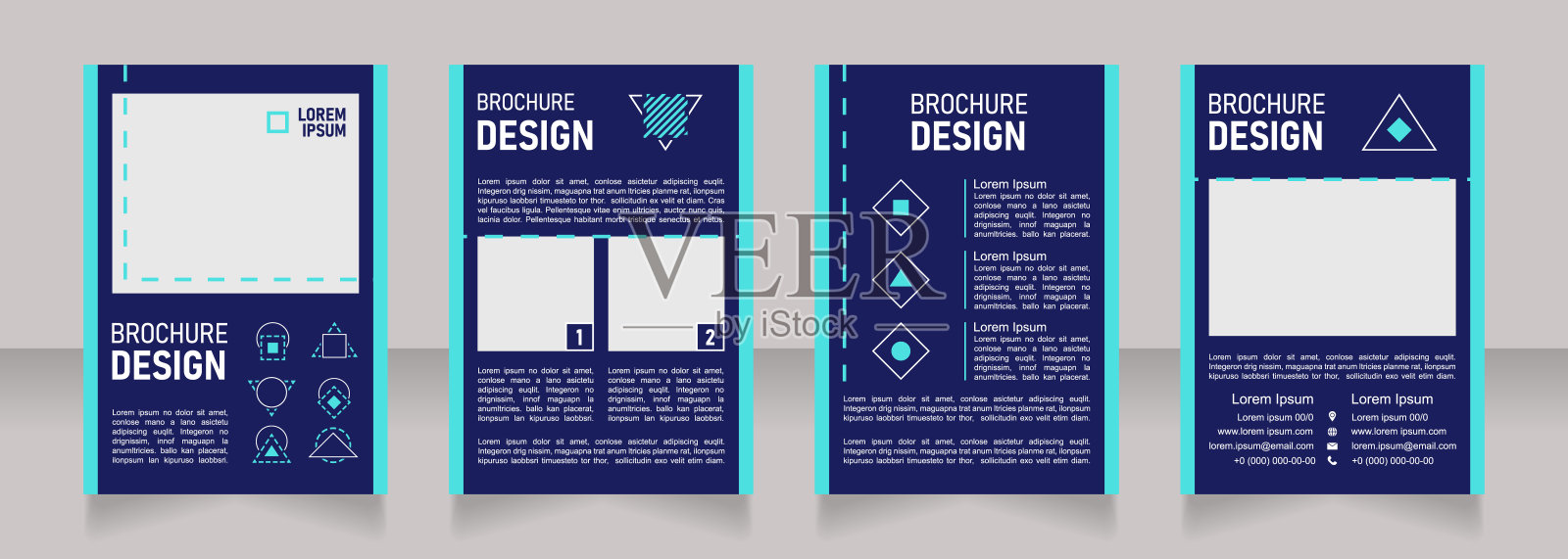 服务空白宣传册设计设计模板素材