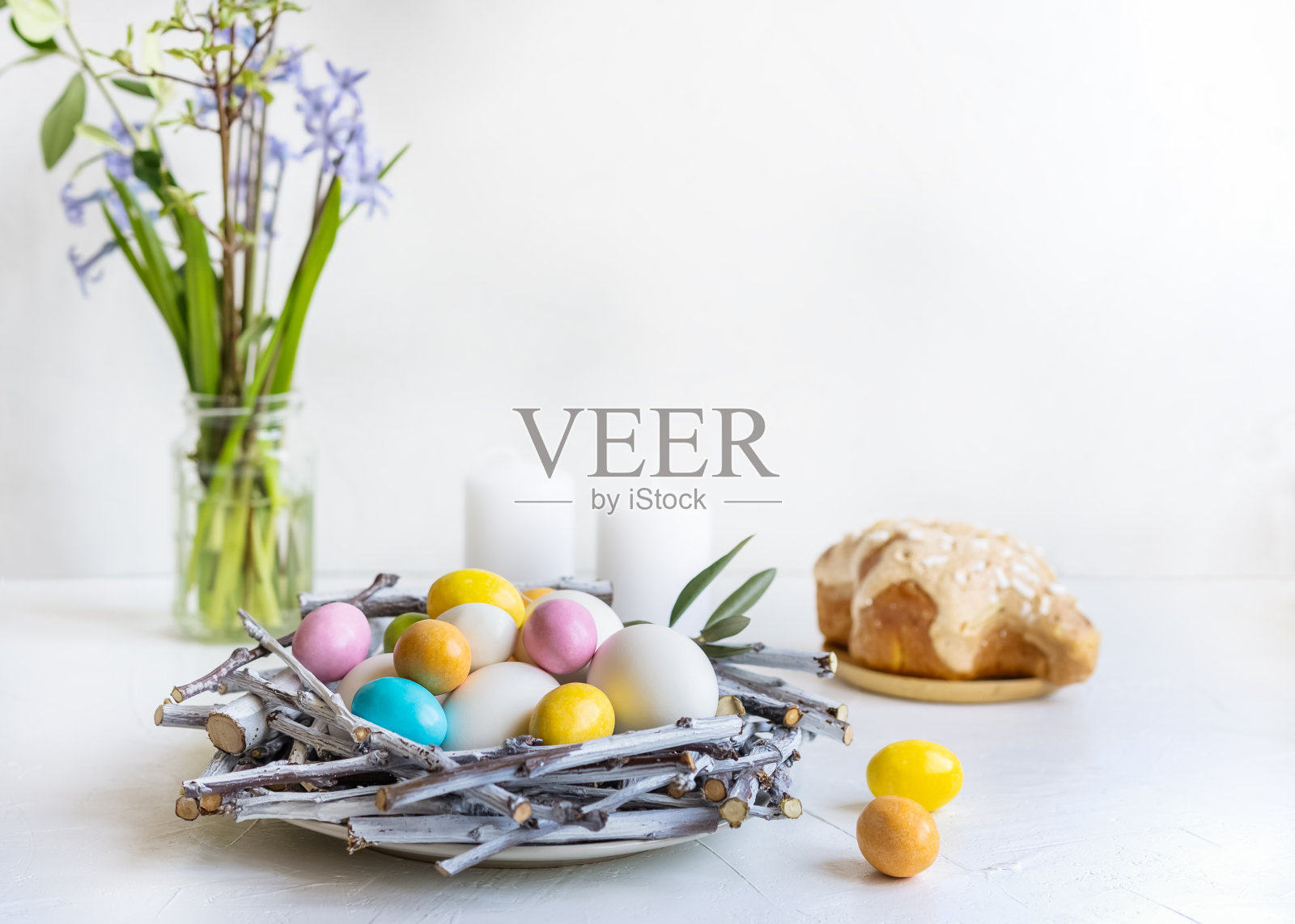 复活节庆祝活动的概念照片摄影图片