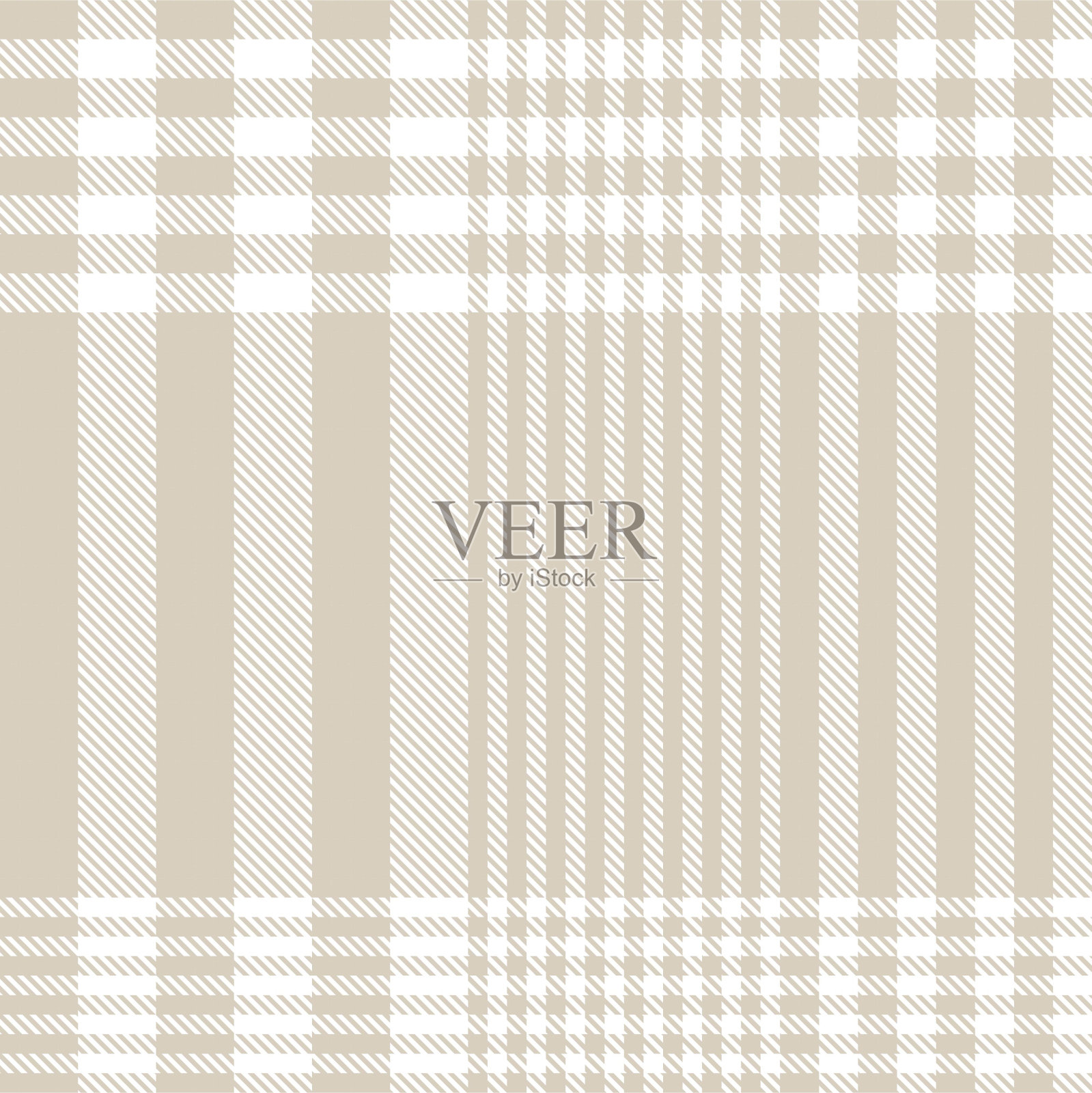 棕色不对称格纹纹理无缝图案插画图片素材