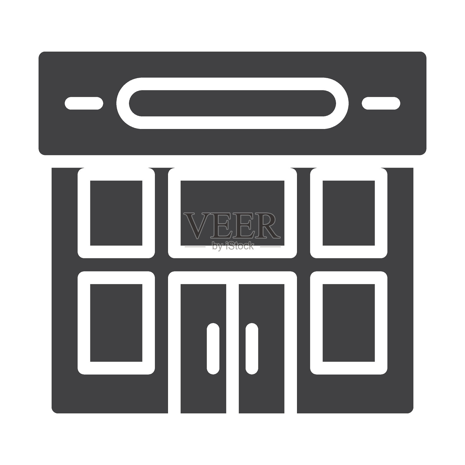 医院建筑矢量图标图标素材