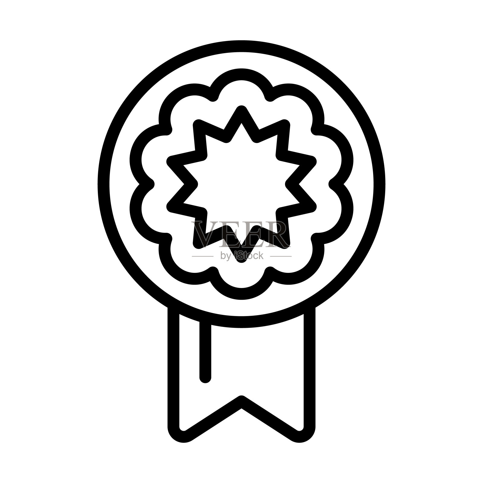 从众筹收集的奖励图标。薄的线性奖励,徽章,奖励大纲图标孤立在白色背景上。线矢量奖励符号,网络和移动的符号。插画图片素材