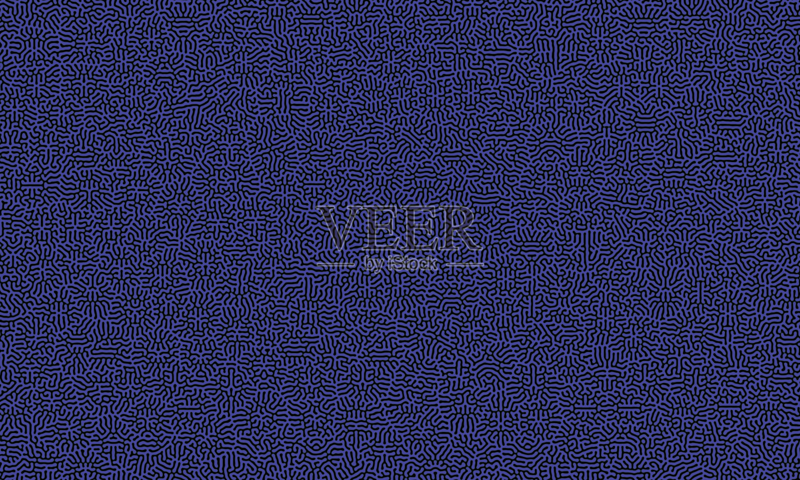 湛蓝背景反应扩散纹理插画图片素材