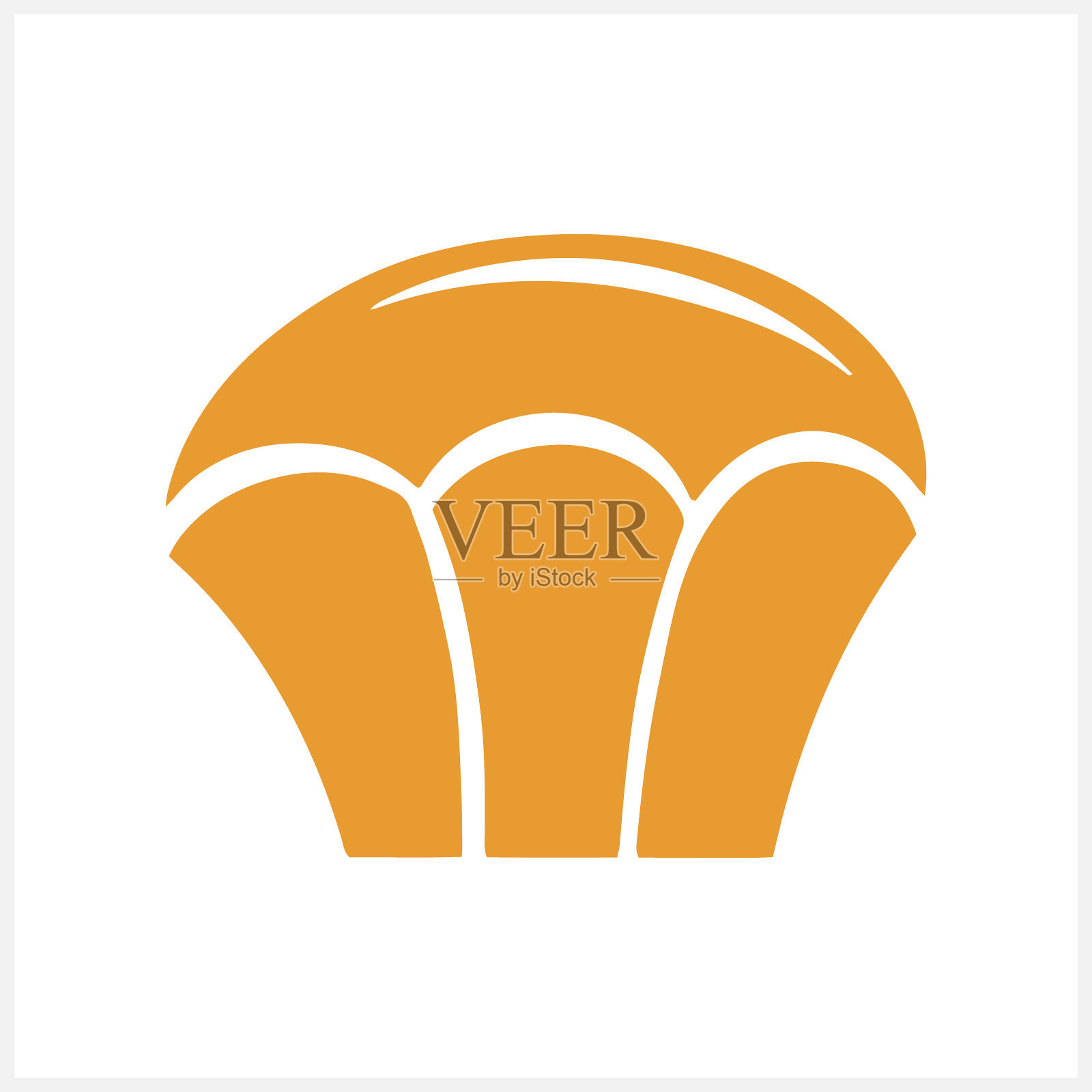 涂鸦面包图标孤立。模板矢量库存插图。每股收益10插画图片素材