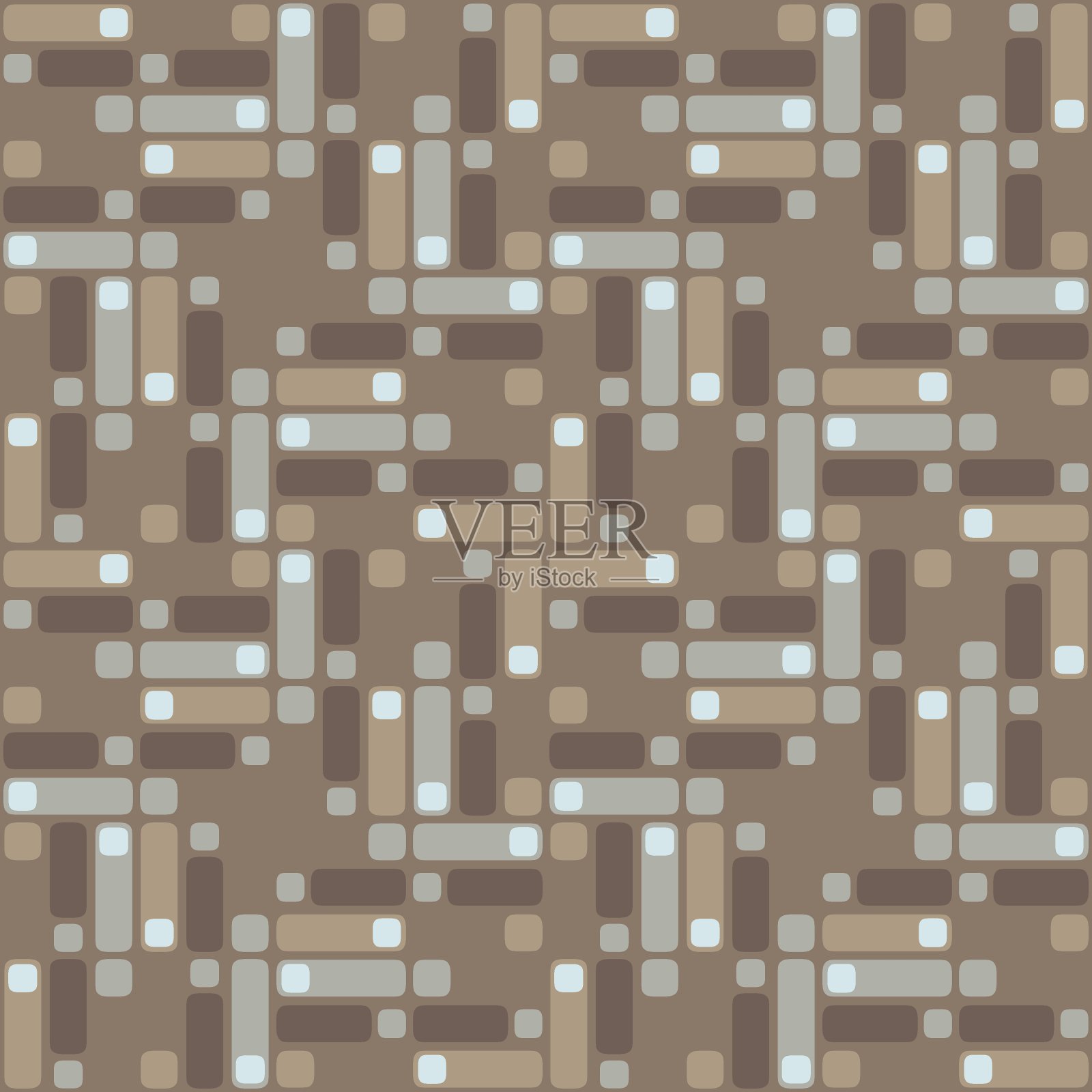 简单抽象无缝图案-强调任何表面。插画图片素材