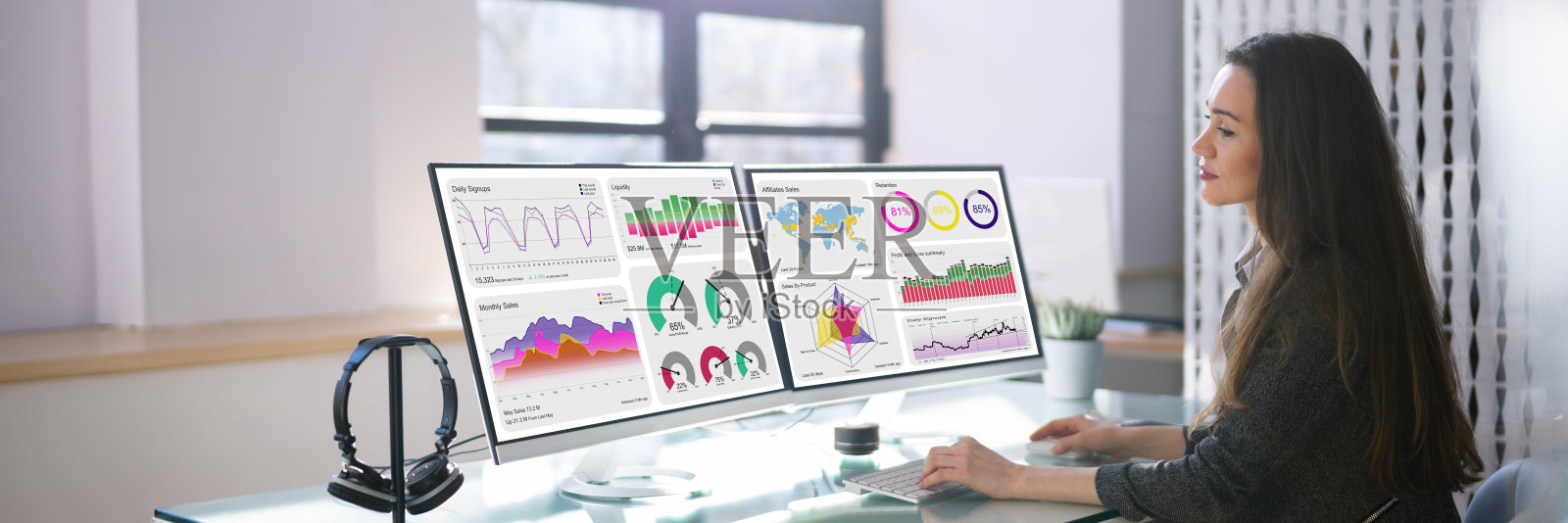 业务分析师的女人照片摄影图片