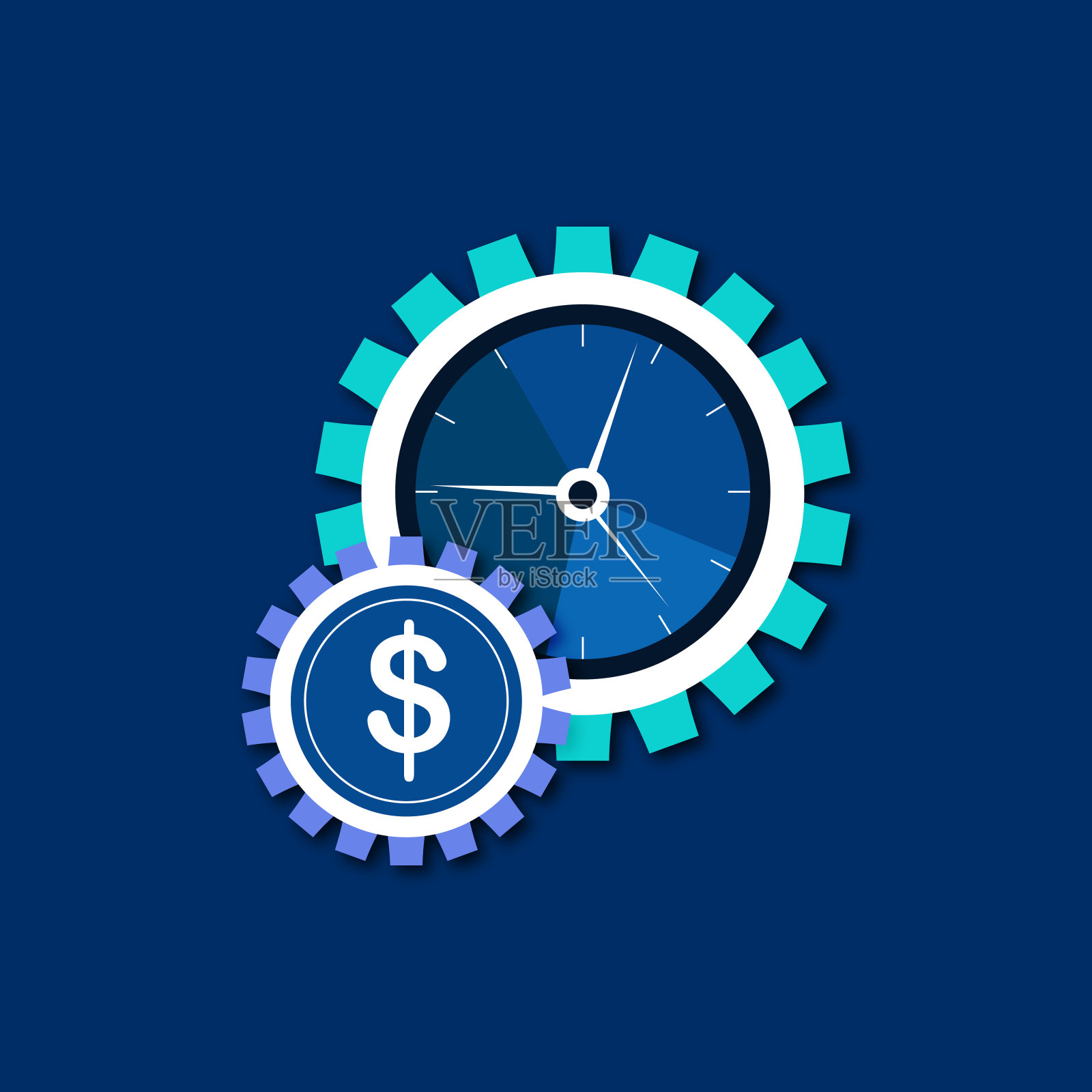 时间就是金钱插画图片素材