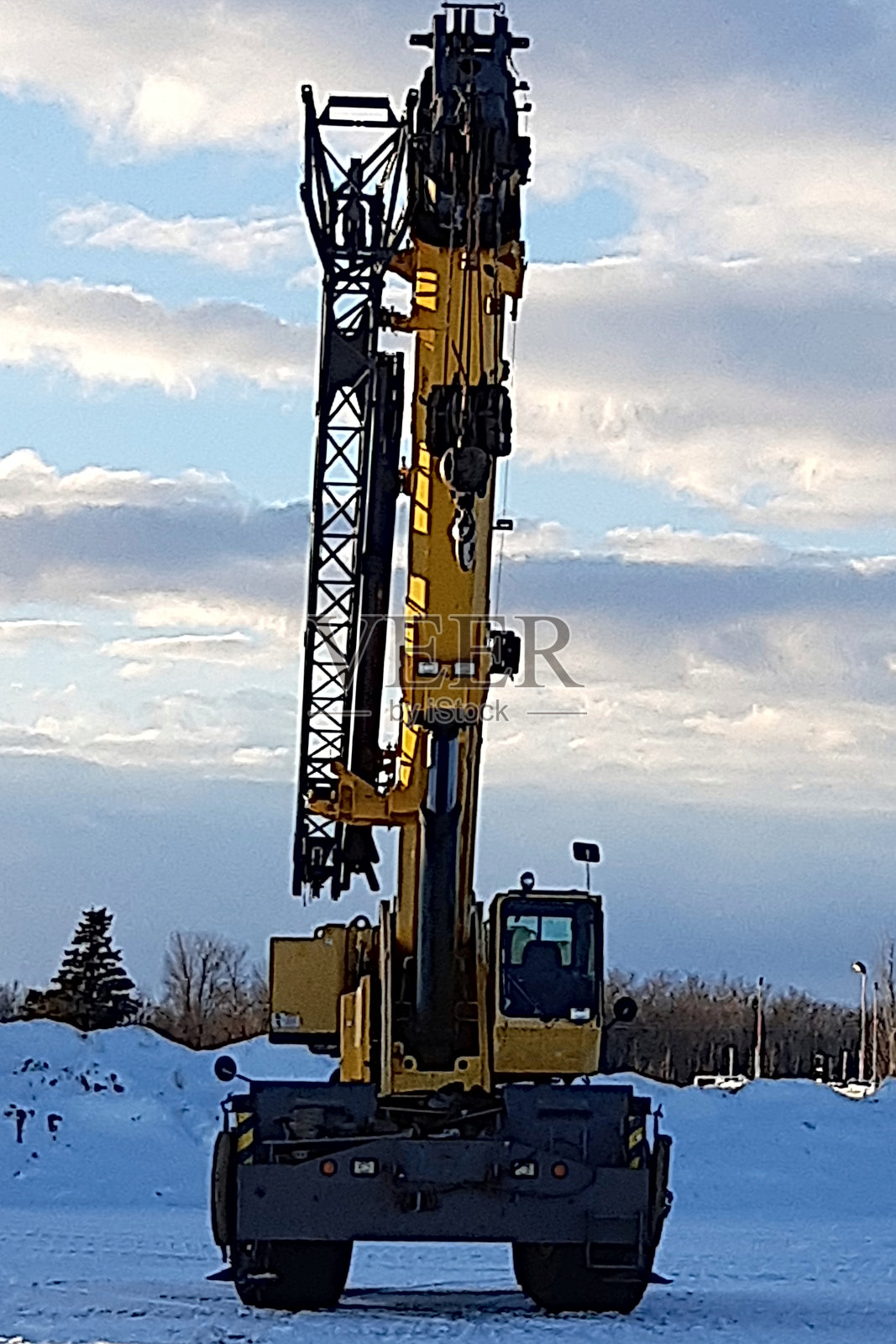 移动式起重机照片摄影图片