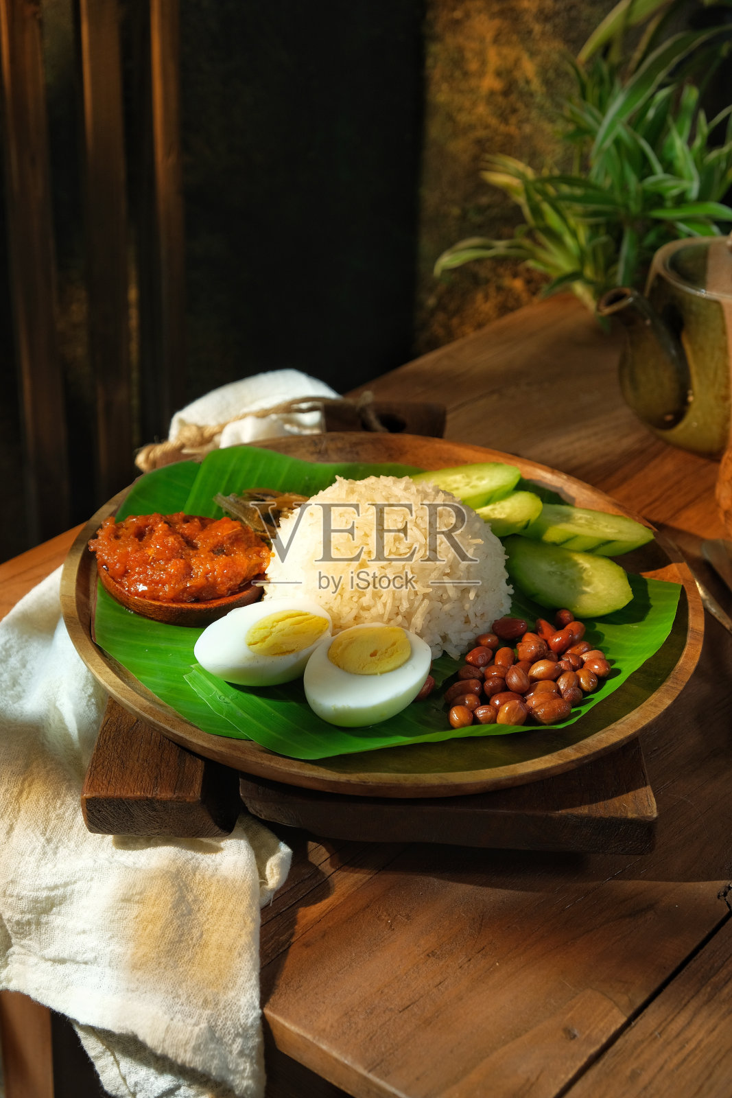 椰浆饭照片摄影图片