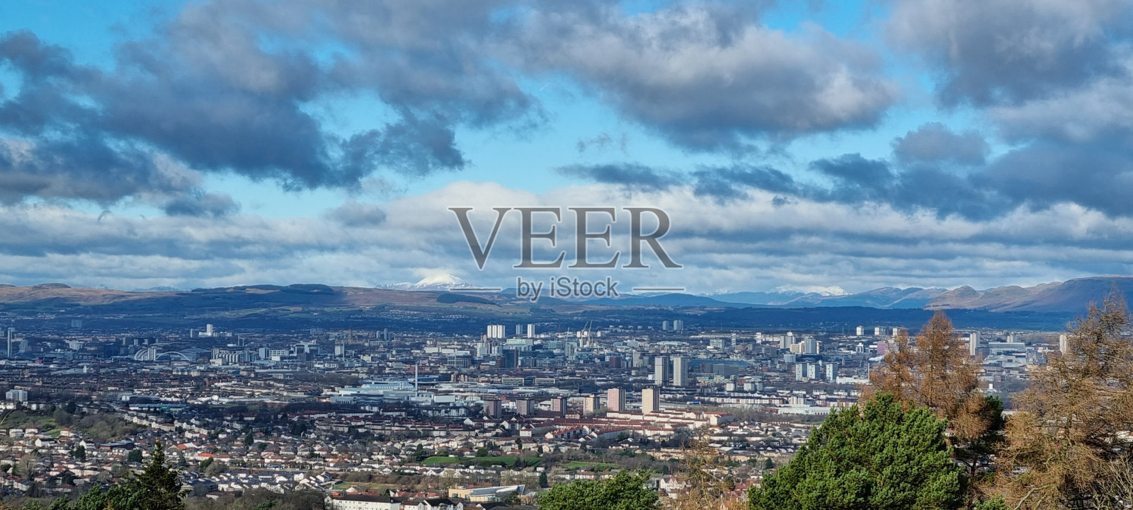 格拉斯哥市中心的卡斯金布雷斯照片摄影图片