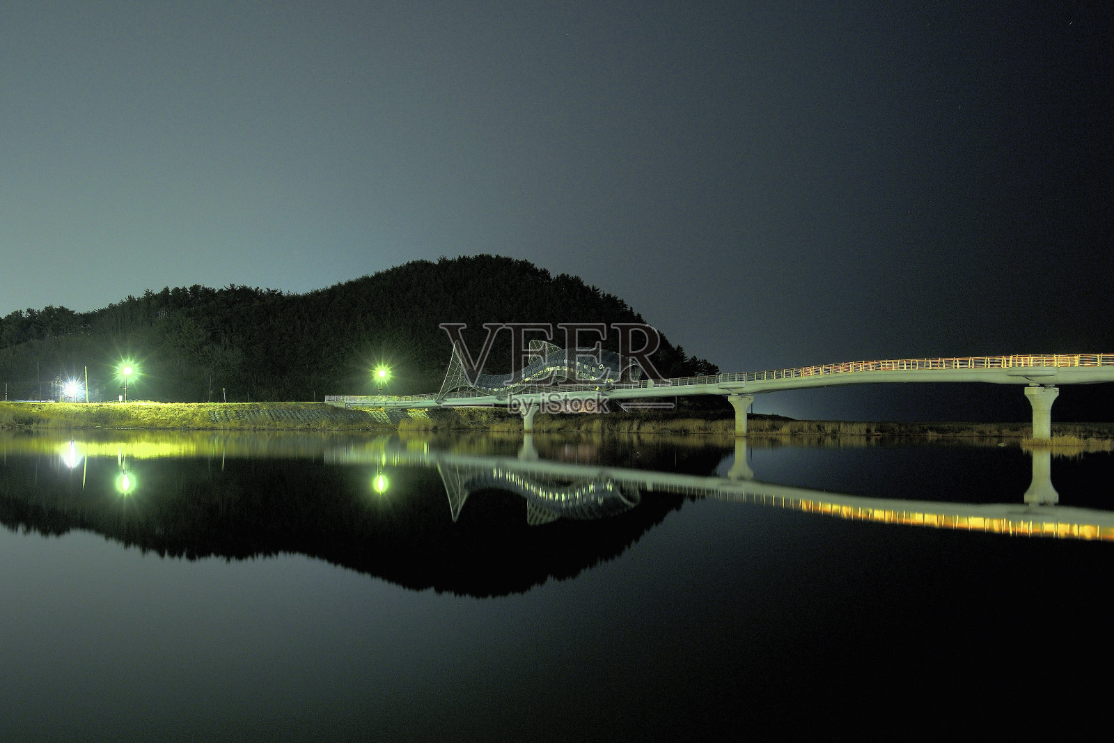 Uljin Sweetfish桥照片摄影图片