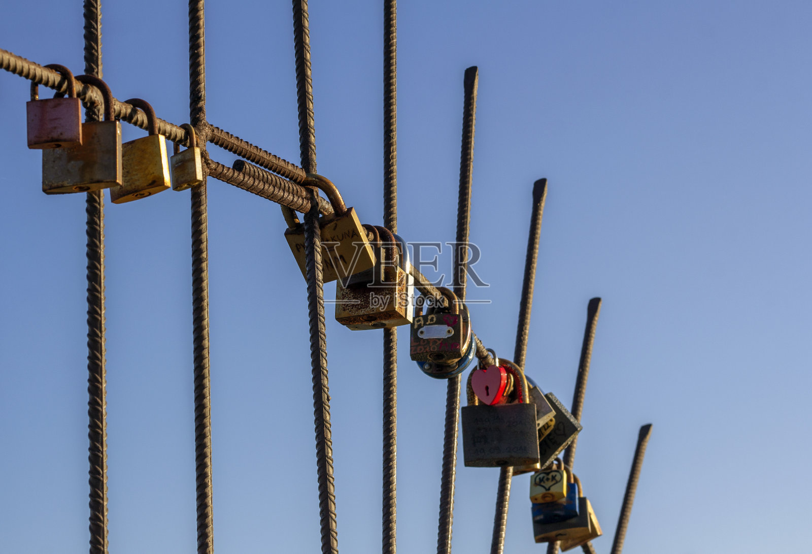 爱锁照片摄影图片