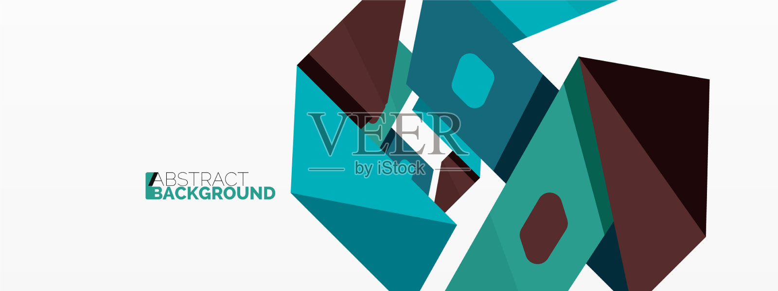 创意几何壁纸抽象丝带插画图片素材