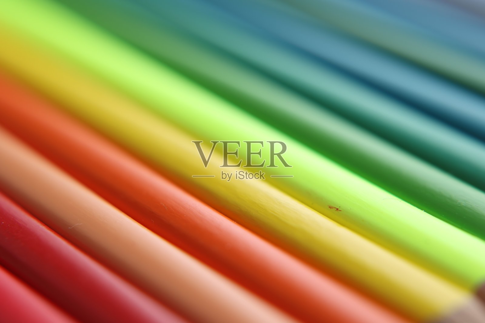 鲜艳多汁的铅笔颜色。照片摄影图片