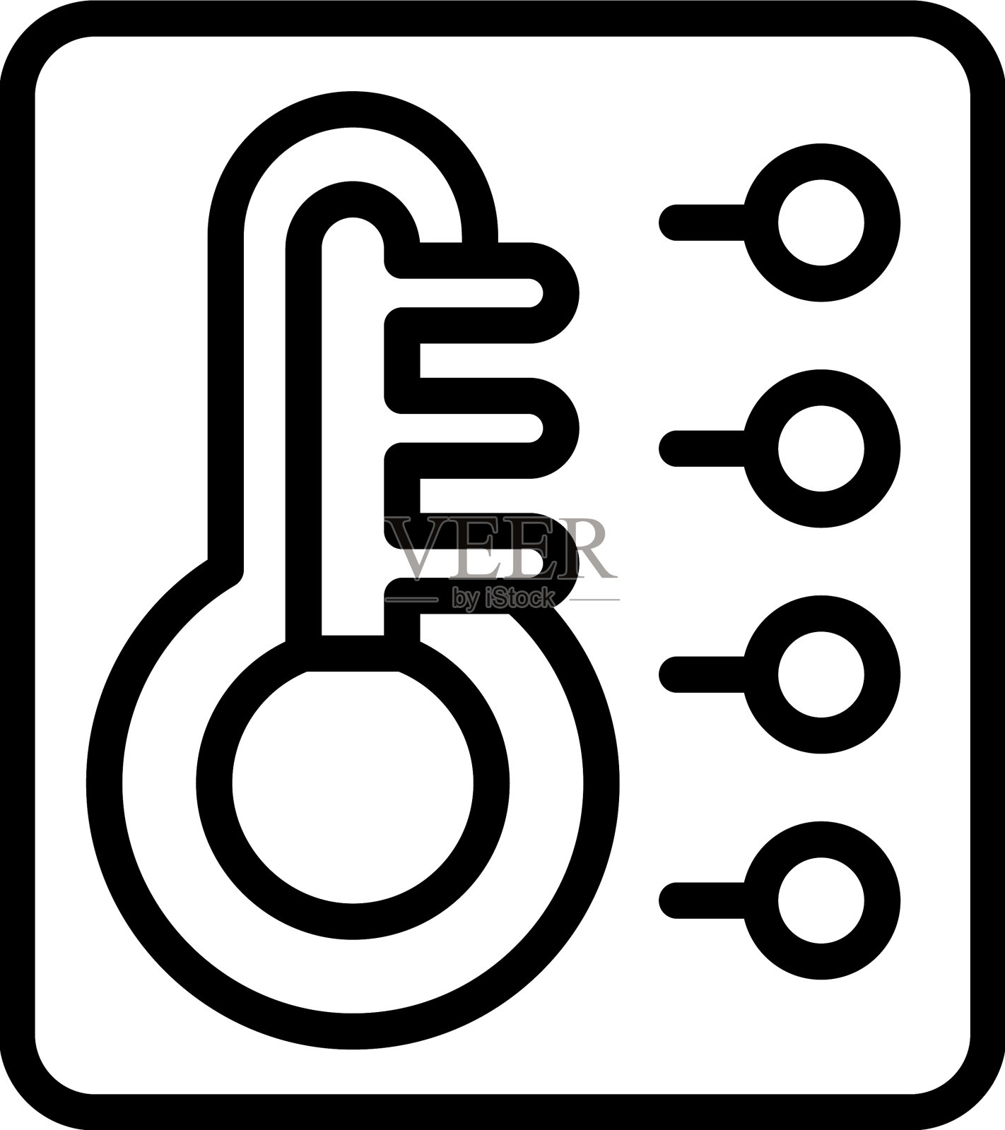 蒸汽温度图标概要首页图标素材
