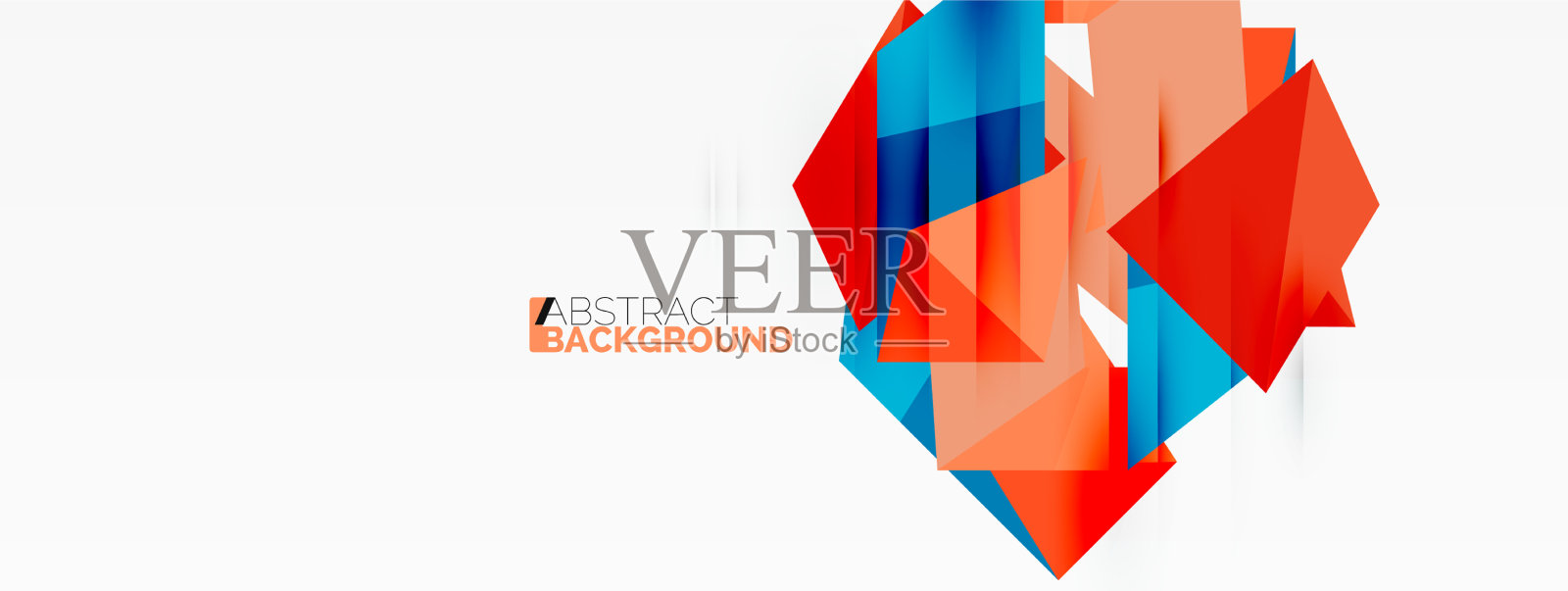 创意几何壁纸抽象丝带插画图片素材