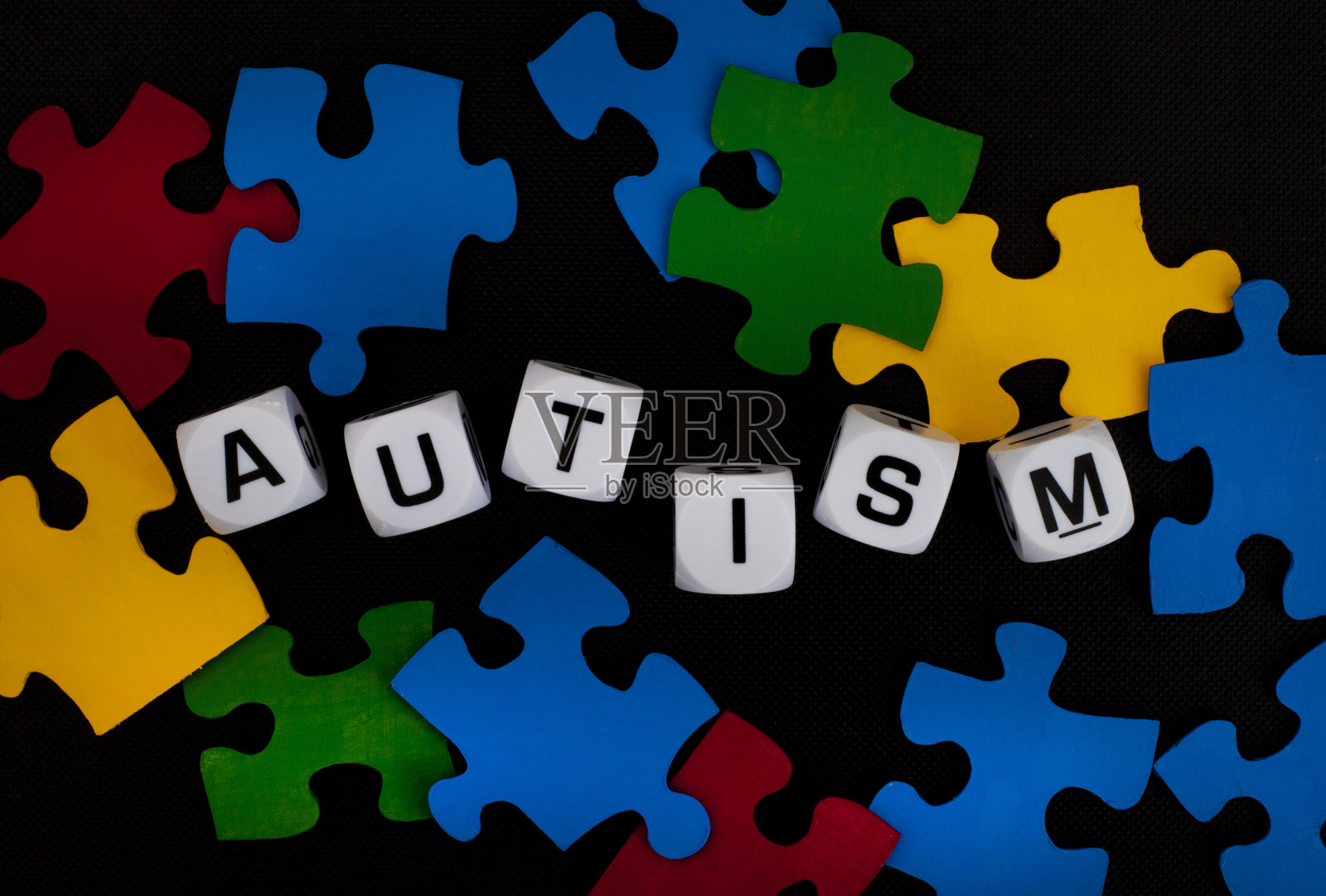 自闭症意识照片摄影图片