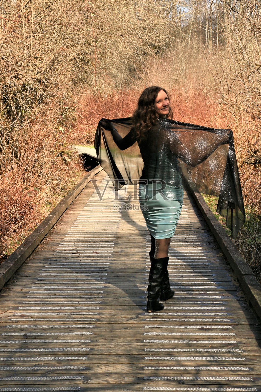 时尚走照片摄影图片