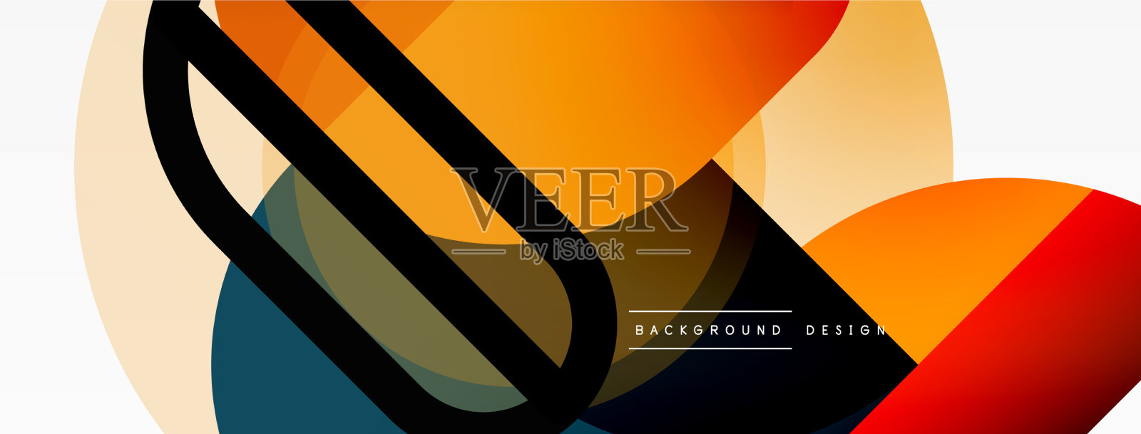 圆三角形可以使线和圆具有几何形状插画图片素材